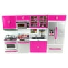Doll Playsets My Modern Kitchen 32 Full Deluxe Kit with Lights and Sounds, 21 x 13.8 x 4 -Inches