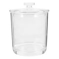 Zcyifa tea canister Clear Tea Can Tea Storage Holder Desktop Tea