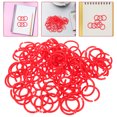 thumbnail image 2 of 100pcs Plastic Binder Rings Flexible Loose Leaf Book Rings Binder Rings for DIY, 2 of 8