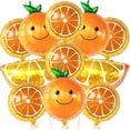thumbnail image 1 of Other Yard Decor Decoraciones grandes con globos de color naranja cítrico - Paquete de 13 - Globos de mandarina para decoraciones de baby shower de Little Cutie - Globos de frutas, 1 of 5