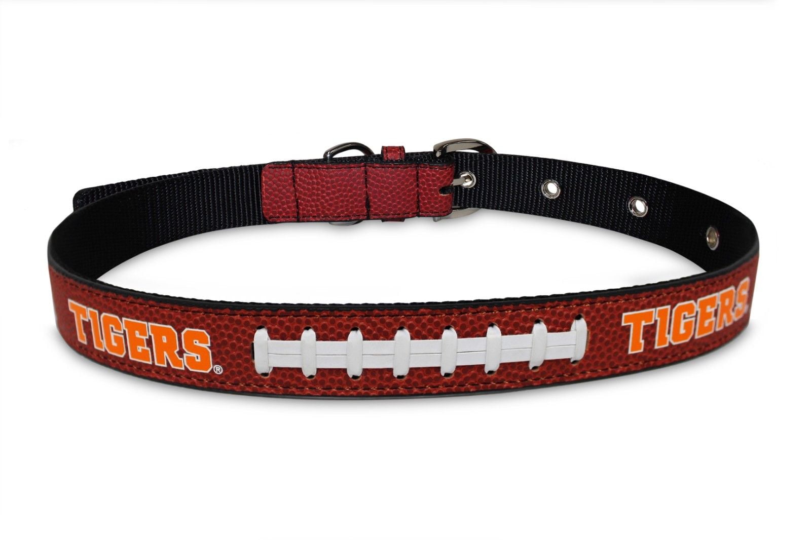 Clemson Tigers NCAA BUCKLE Dog Collar with leash set option