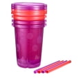 thumbnail image 4 of The First Years Take & Toss Straw Cups, Purple, 10 oz , 4 Pk, 4 of 8