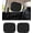 2Pcs Rear, variant on Static Cling Shades for Car Windows, Universal Car Side Window Sun Shades, Foldable Black Gel Electrostatic Sunshades, Front and Rear Static Suction Automobile Blocker(2Pcs Front)