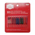 thumbnail image 2 of Holiday Time Multicolor Mini Replacement Christmas Bulbs, 6-Volt, 10-Pack, 2 of 3