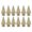 Creamy White, variant on Tibvox Artificial White Snow Pine Tree 12pcs Simulation Plants Micro Landscape Accessory for Home Gadren Courtyard Decor