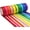 Rainbow Satin Set, variant on Rainbow Tulle Ribbon 6 Colors Roll Tulle Fabric Rainbow Spool Ribbon for Tutus Wedding Decorations Party Decorations Wrapping Skirt Dress (6 inch by 25 Yards/Roll)