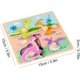 thumbnail image 2 of Rompecabezas de clavijas de madera para niños, rompecabezas de clavijas de aprendizaje educativo Montessori | Rompecabezas colorido de formas de madera para el aprendizaje preescolar, 2 of 5