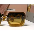 thumbnail image 3 of MIU MIU MU01RS67 Light Havana Glitter Frame Yellow Lens 67 17 140**ITALY***NIB**, 3 of 6