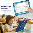 thumbnail image 5 of Case for iPad Mini 7th/6th Generation 8.3 inch 2024/2021, 360 Degree Rotating Hand Grip Shockproof Cover with Shoulder Strap, NavyBlue Blue, 5 of 7