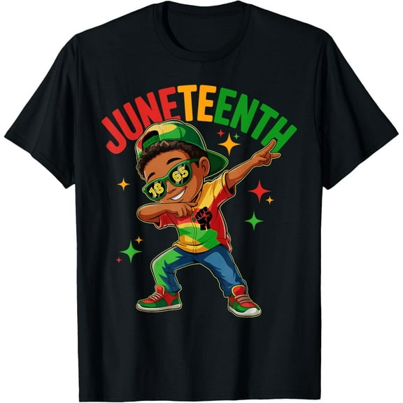 Juneteenth_Shirt Outdoor Tops Sports T-shirt Casual Graphics Tops Gift Tee Medium Man Women