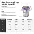 thumbnail image 2 of Cauagu Lavender Blooms Window Men's Short Sleeve Button Down Hawaiian Shirt for Men Bowling Shirts Casual Summer Beach Shirt,X-Large, 2 of 6