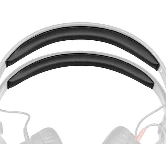SOULWIT Replacement Headband Pad Kit for Sennheiser Pro Audio HD 25/HD25 Plus/HD25 SE Monitor DJ Headphones, Headset Head Band Top Cushion Cover Repair Part, Easy DIY Installation - Black