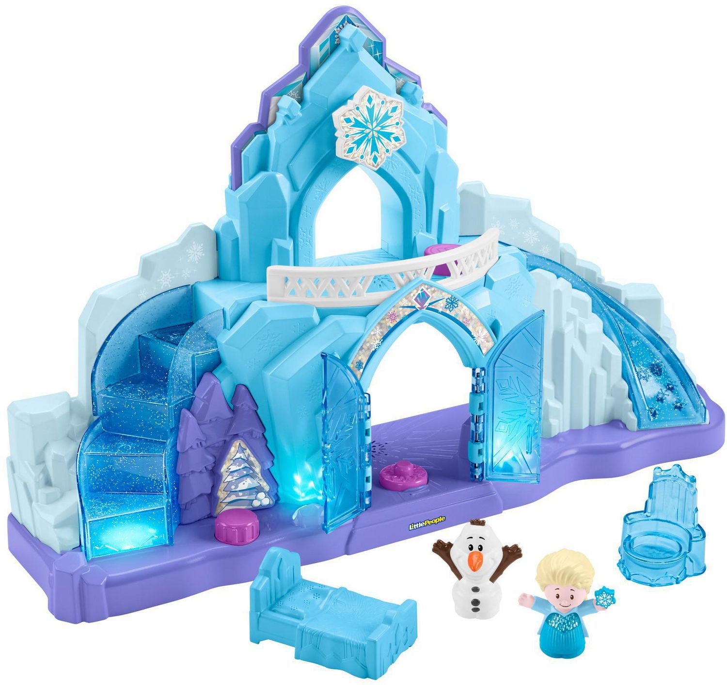 Little People Disney La Reine des Neiges Le Palais de Glace d’Elsa - Version Anglaise