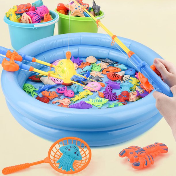 Travelwant Fishing Toys Game Set for Kids Water Table Bathtub