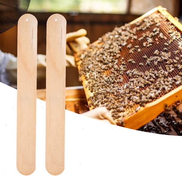 Tiras De Madera De Polilla, Tiras De Madera De Abeja Más Duraderas, Herramientas De Tratamiento De Efecto Rápido De 15x2 Cm/5,9x0,8 Pulgadas Herramientas De Apicultura Para