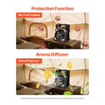 thumbnail image 6 of 20000mAh Rechargeable Solar Fan LED Lantern 8 Inch Portable Cordless 7W High-Speed Brushless Motor with 5-Speed Settings, Quiet Operation, 3-Level LED Light, Timer and Reverse Charging, 6 of 11