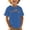 Blue, variant on Boys Girls Printed Top Kids Casual Sports T Shirt Cute Loose Fit Breathable Blend Short Sleeve Pullover Everyday Playwear Summer Tee Classic Fit Tees for Boys