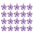 thumbnail image 1 of unbranded 20Ud Colgantes De Flor De Cerezo Púrpura Esmalte Para Joyería DIY Accesorios Versátiles Y Duraderos, 1 of 8