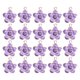 thumbnail image 1 of unbranded 20Ud Colgantes De Flor De Cerezo Púrpura Esmalte Para Joyería DIY Accesorios Versátiles Y Duraderos, 1 of 8