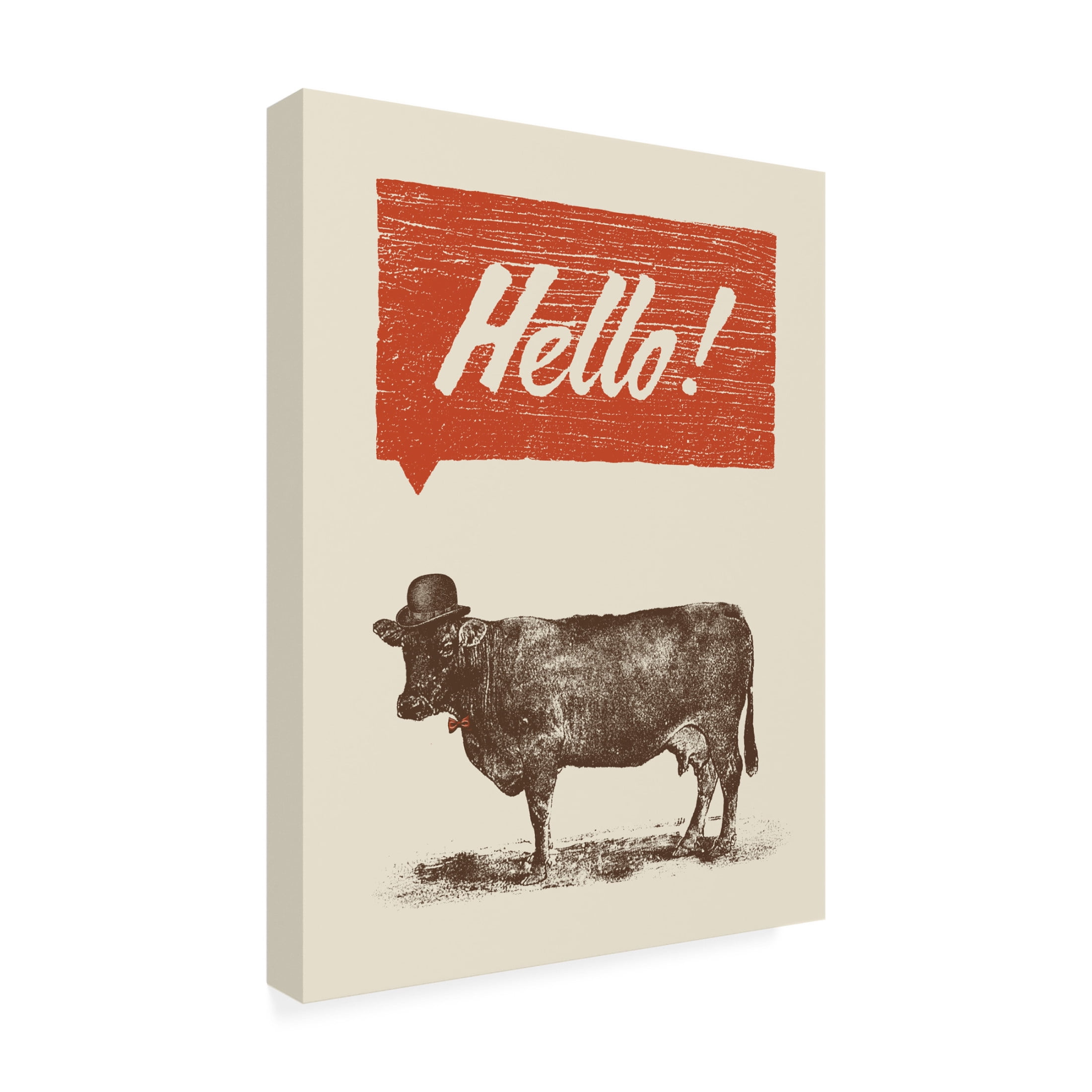 Trademark Fine Art Florent Bodart  Hello Canvas Wall Art