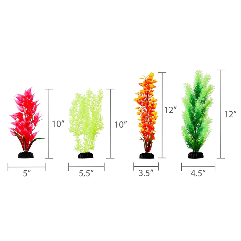 Vibrant Life 4-Piece Assorted Aquarium Plants Set photo 7