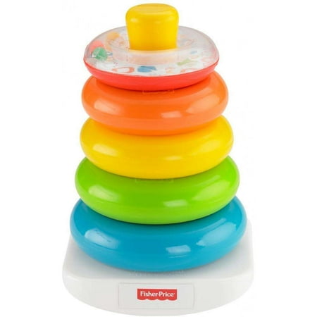 Fisher-Price Rock-A-Stack Classic with 5 Colorful (The Best Baby Toys 0 6 Months)