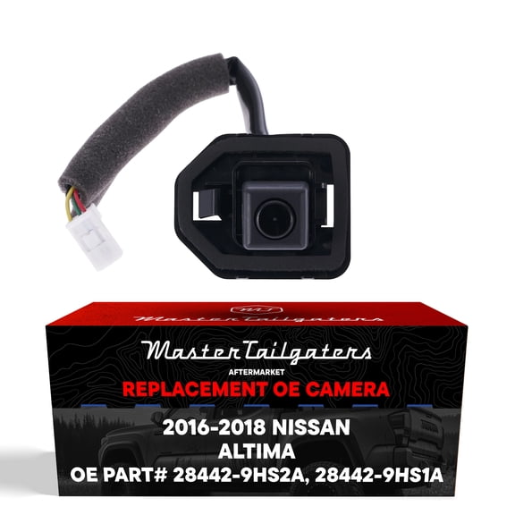 Master Tailgaters Replacement for Nissan Altima Sedan (2016-2018) Backup Camera OE Part # 28442-9HS1A, 28442-9HS2A