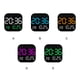 thumbnail image 5 of Reloj despertador digital Bearachild LED pared sala de estar control remoto azul, 5 of 6