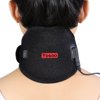 Yosoo Hot Cold Therapy Heated Neck Wrap Brace Adjustable Neck Heating Pad for Headache Stiff Neck Pain Relief and Warmer with Mesh Bag for Gel Ice Pack