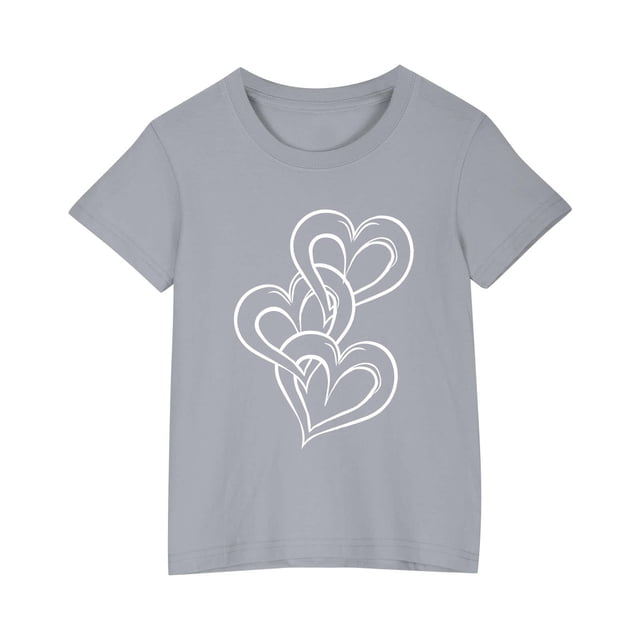 Zpanxa Chemises Filles T-Shirt à Imprimé d'Halloween Col Rond Manches Courtes Haut Mode en Coton 3 Ans