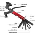 thumbnail image 2 of Camping Gear Multitool, Stocking Stuffers for Men, Christmas Mens Gifts for Dad Husband Boyfriend, 16 in 1 Camping Accessories Multitool Hatchet, Camping Tool with Axe,Hammer,Plier,Knife,Bottle Opene, 2 of 7