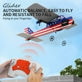 thumbnail image 6 of Bruce&Shark RC Plane, Remote Control Airplane Toy, 2.4GHZ RC Airplane RC Glider with Lights, KF800 Remote Control Airplanes Foam RC Fighter Airlane Jet for Adults Kids, 6 of 17