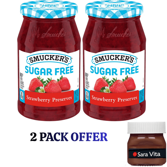 Smucker's Sugar Free Strawberry Preserves, 12.75 oz