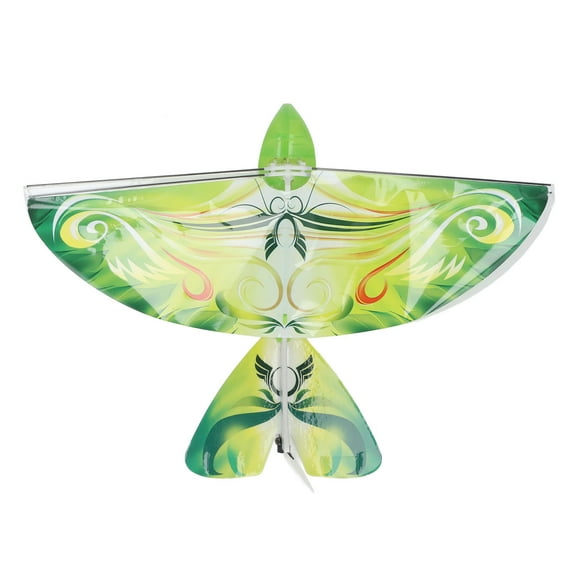Oiseau Bionique à Ailes Battantes, Simulation Haute Télécommande Oiseau à Ailes Batterie 100mAh pour Intérieur Vert, Bleu, Rose
