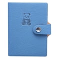 thumbnail image 5 of Panda Sea Salt A7 PU Leather Notebook with Button Closure - Set of 3, Pocket Softcover Journal, Sewn Binding, Lined Pages, 5 of 5