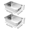 thumbnail image 6 of Shoreew Casserole Baking Pan with Foldable Handles Easy to Clean Dishwasher Safe Non-stick Coating Dish Oven Cooking Pot, 6 of 7
