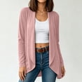 thumbnail image 5 of Amkhujs Fall Cardigan for Women Elegant Work Office Open Front Cardigan Casual Loose Long Sleeve Tops, 5 of 9