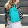 thumbnail image 5 of Yiaed Aqua Print Print Laptop Backpack Travel Canvas Backpack Vintage Aesthetic Backpack for School Knapsack Backpack Backpack for School-Medium, 5 of 5