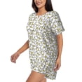 thumbnail image 2 of Rateoe Ducky Pattern Women's Short-Sleeved Pajama Set - 2 Piece Soft and Lightweight Sleepwear Set-Medium, 2 of 7