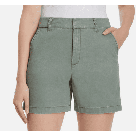 Gloria Vanderbilt Ladies' Chino Shorts Green 14