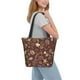 thumbnail image 2 of Easygdp Coffee and Flowers Bolso de Hombro para Mujer, Bolso Bandolera y Cartera de Mano Elegante para Uso Diario, 2 of 6