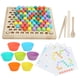 thumbnail image 3 of Juguete de Clip de Cuentas, Obras Ecológicas de Manos Educativas de Abrenamiento de Madera Duradera para Niños Para Niños Para Regalos de Juguete para Juego Educativo para, 3 of 7