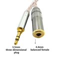 thumbnail image 1 of POINTERTECK HIFI Balance Audio Cable Male 2.5mm to 3.5mm 4.4mm Female Headphone Conversion Cable Line Adapter, 1 of 3