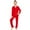 Red, variant on MEZZALL Unisex Toddler Pajama Set Long Sleeve & Pants Comfortable Fabric Button Up Collar Loose Fit Homewear Trendy Loungewear, Red, 5-6 Years