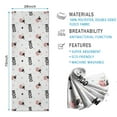 thumbnail image 2 of White Cow Colorful Moo Pattern Hot Yoga Mat Towel Non Slip for Hot Yoga - Quick-Drying Yoga Mat Cover with 4 Corner Pockets with Travel Bag - Hot Yoga Towel Non Slip 74"x26", 2 of 6