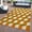 ORANGE, variant on World Rug Gallery Contemporary Geometric Flatweave Indoor/Outdoor Area Rug - BLUE 2'x7'