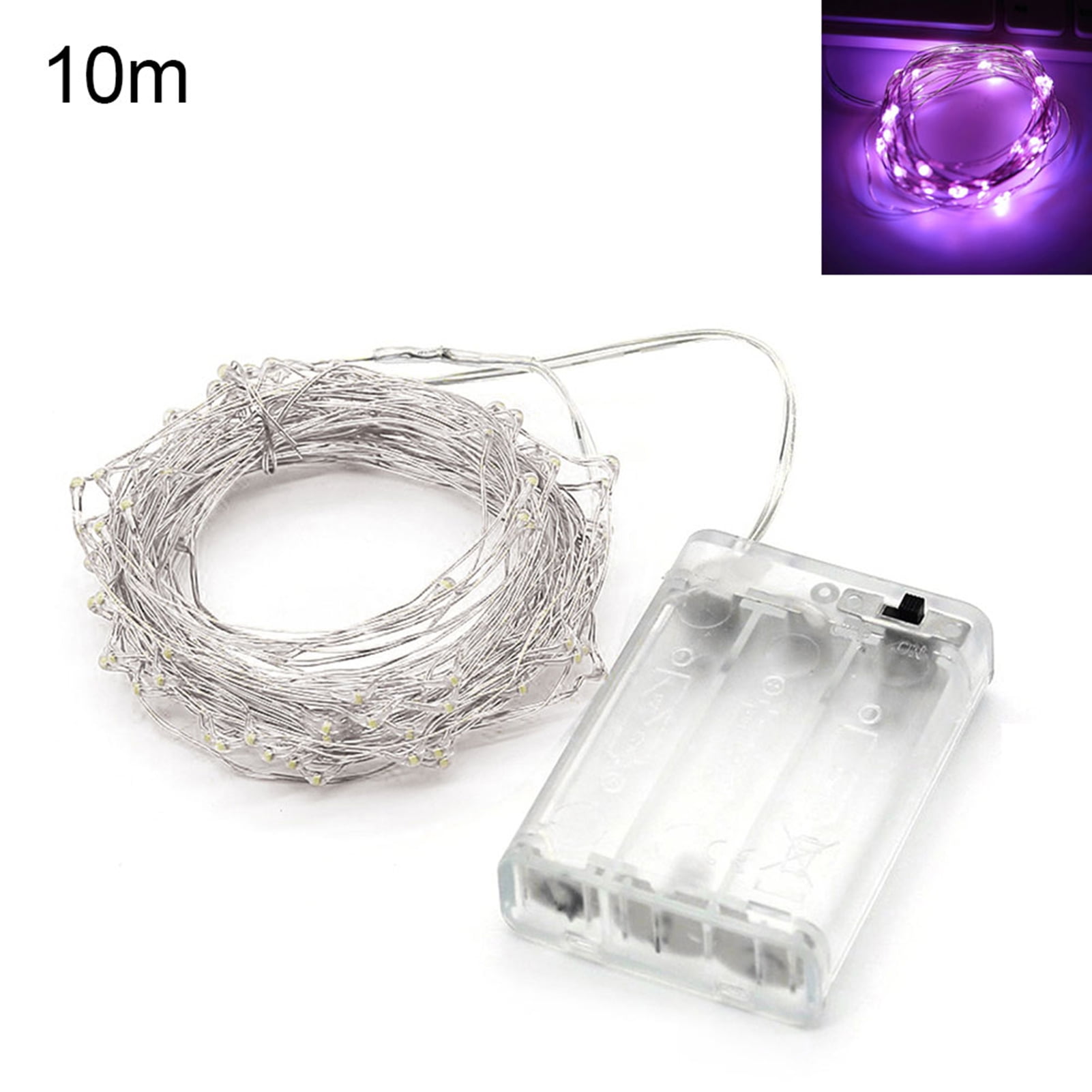 20/50/100 LEDs USB/Battery Operated Copper Wire String Fairy Lights Décor 5/10M 