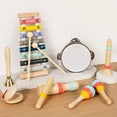 thumbnail image 6 of Wooden Percussion Music Set for Early Education - Handcrafted Toys, 6 of 7