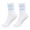 Light blue, variant on Strong Cotton Polyester Wedding Socks For Men Soft Comfort Moisture Wicking Technology Long Lasting Wear Formal Attire