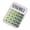 Green, variant on Cute Calculator 12 Digit Large LCD Display Big Round Button Gradient Candy Colored Dual Power Supply Calculator Suitable for Office School Home for Kids Students Accountant